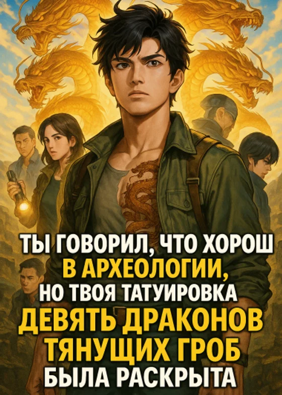 Ты говорил, что хорош в археологии… но твоя татуировка Девять Драконов, тянущих гроб была раскрыта
