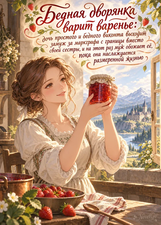 Бедная дворянка варит варенье: дочь простого и бедного виконта выходит замуж за маркграфа с границы вместо своей сестры, и на этот раз муж обожает её, пока она наслаждается размеренной жизнью