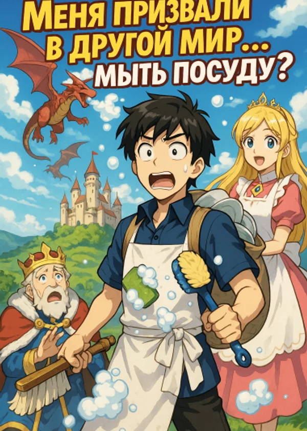Меня призвали в другой мир… чтобы мыть посуду?