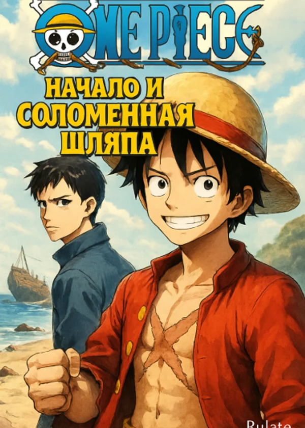 One Piece: Начало и Соломенная Шляпа Луффи, живущий на необитаемом острове