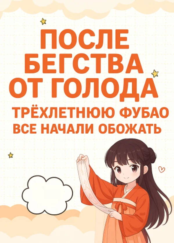 После бегства от голода трёхлетнюю Фубао все начали обожать