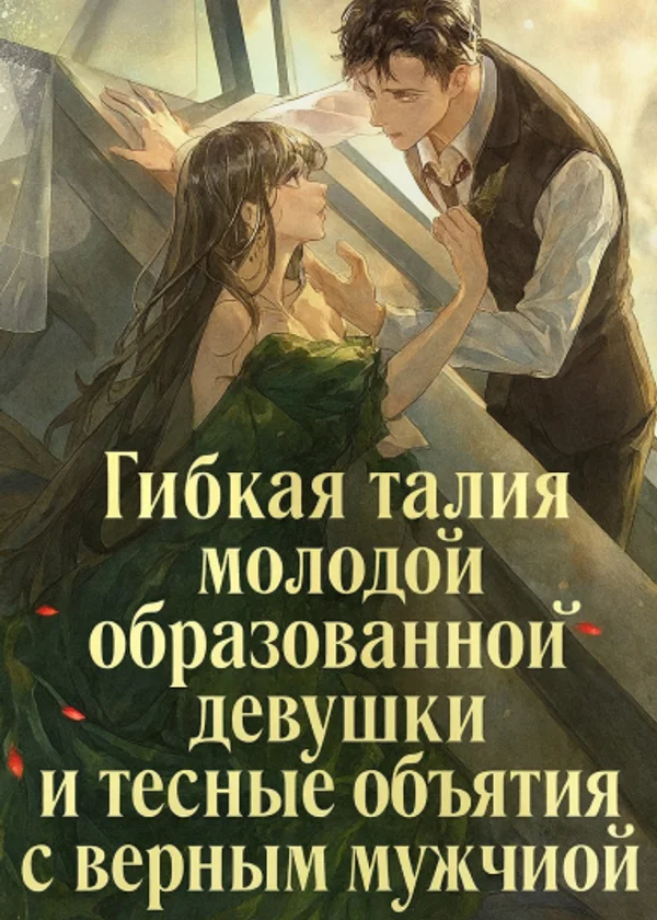 Гибкая талия молодой образованной девушки и тесные объятия с верным мужчиной