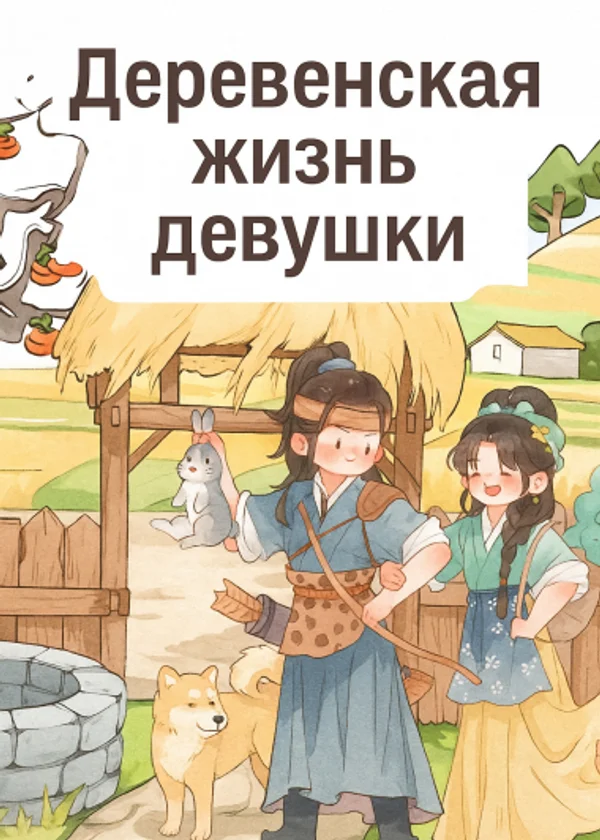 Деревенская жизнь девушки