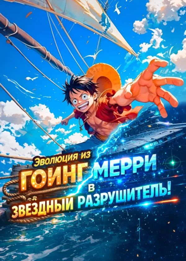 Ван-Пис: Эволюция из Гоинг Мерри в Звездный Разрушитель!