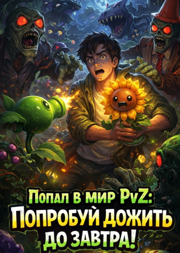 Попал в мир PvZ: Попробуй дожить до завтра!