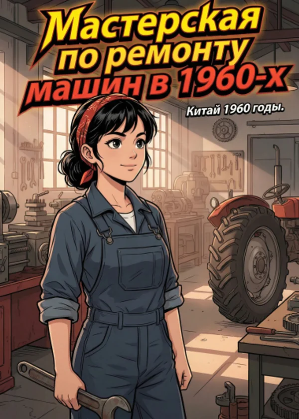 Мастерская по ремонту машин в 1960-х