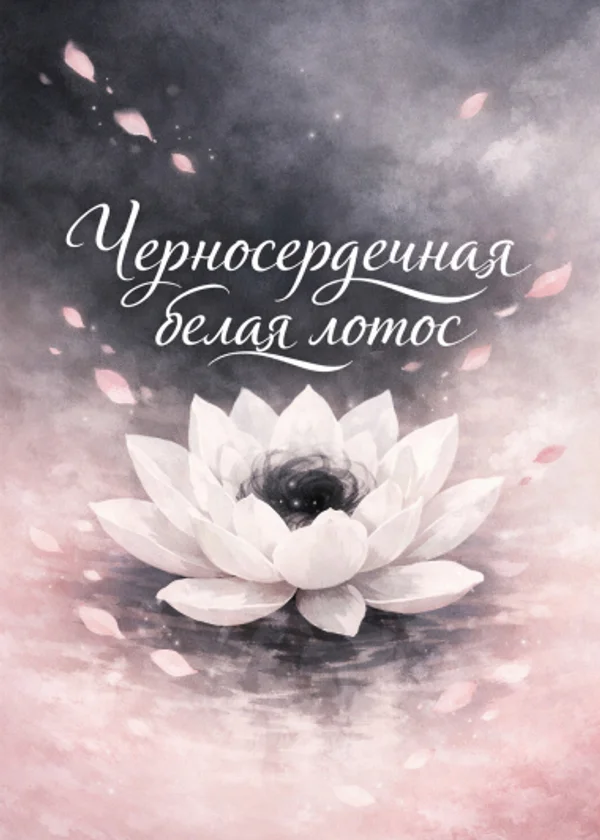 Черносердечная белая лотос
