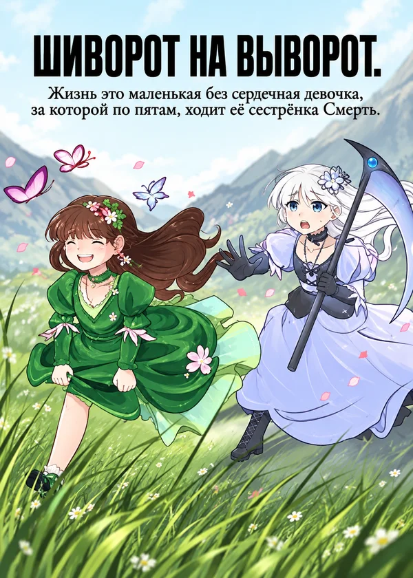 ШИВОРОТ НА ВЫВОРОТ. Жизнь это маленькая без сердечная девочка, за которой по пятам, ходит её сестрёнка Смерть.